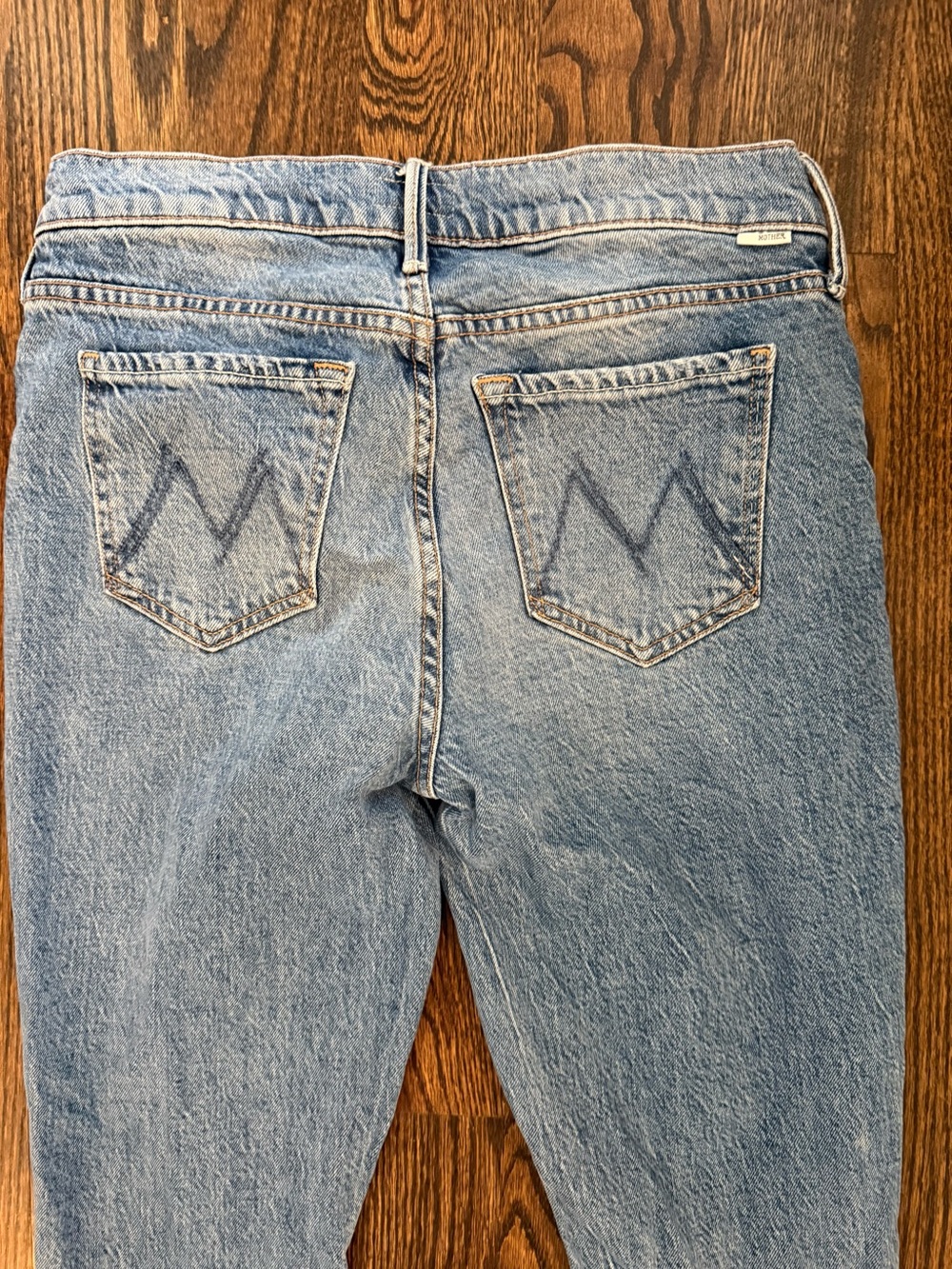 MOTHER The Outsider Sneak Jeans in For Sure, bootcut and great versatile wash. - Picture 4 of 7